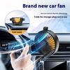 Light Weight 12V/24V Car Cooling Fan 360 Rotation Low Sound High Speed Air Cooing Fan For Cab Vehicle