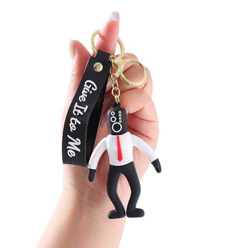 Skibidi Toilet Cartoon Schlüsselanhänger Taschenanhänger Pvc Weichgel Material Für Auto Souvenirs Hochzeit/Geburtstag/Abschluss Geschenke