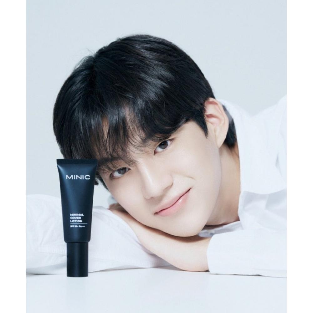 Minic Minic Minimal Cover Lotion 40ml  02 Natural Beige  X1 + Minimal Cover Lotion No.02 Samples  For Free 