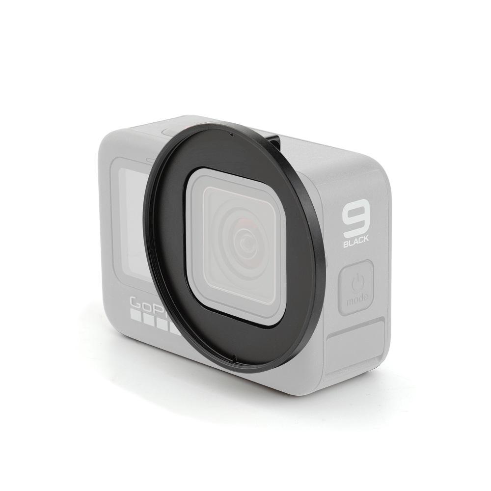 GoPro Hero 12/11/10/9 Diving Filter Adapter Ring - 52mm UV Filter Lens Frame in Aluminum Alloy