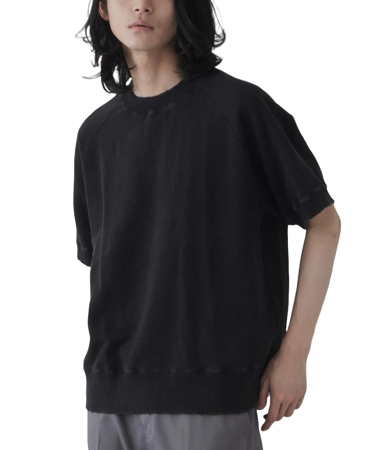 

WEGO Half Sleeve Size Black Men s Sweatshirt, M, чёрный