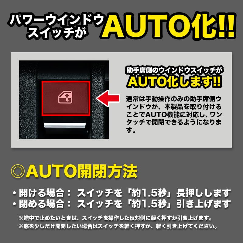 Enlarge Trading Auto Power Window Interlocking Kit for Suzuki Jimny Sierra JB64W JB74W 2024 Plug and play design Co., Ltd. Open/Close (April onwards)
