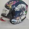 Ram3 Oriental Dragon Half Helmet Men and Women Motorcycle Off-Road Summer Helmet Downhill Racing Mountain Cross Casco Capacete
