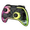NS/NS2 Wireless Game Controller with Neon RGB Lighting, Rapid Fire, Vibration, Six-Axis, and Original Button Compatibility