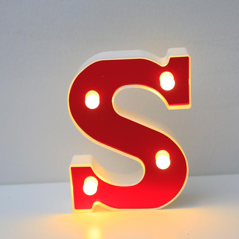 Red LED Letter Light for Parties and Proposals