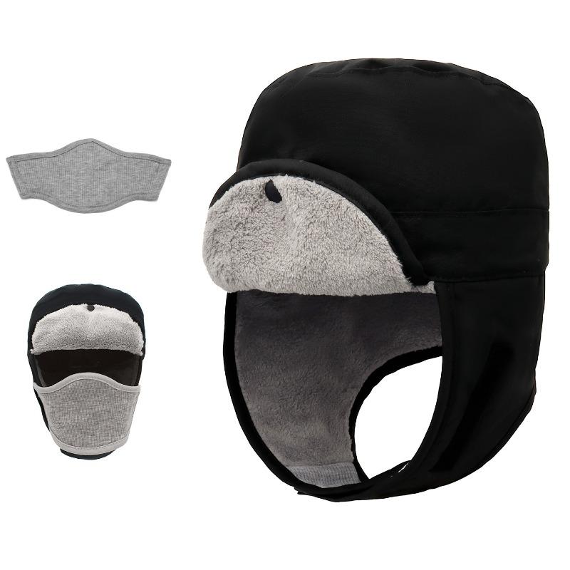 Winter new rainproof and waterproof men's outdoor sports cycling ski hat warm baby ear protection cold hat