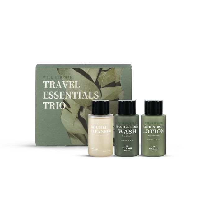 

VILLAGE 11 FACTORY - Will Refresh Travel Essentials Trio 3 pcs
