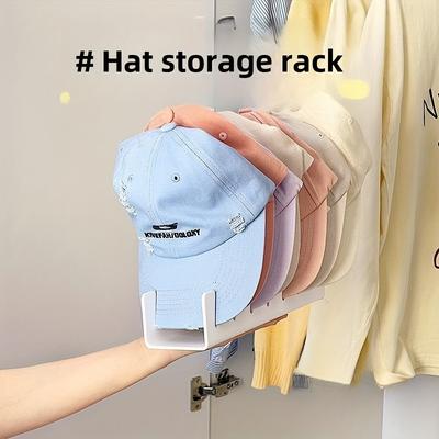 2pcs Transparent Acrylic Baseball Cap Display Stand - Durable Plastic Storage for Organizing Caps, Cap Stand