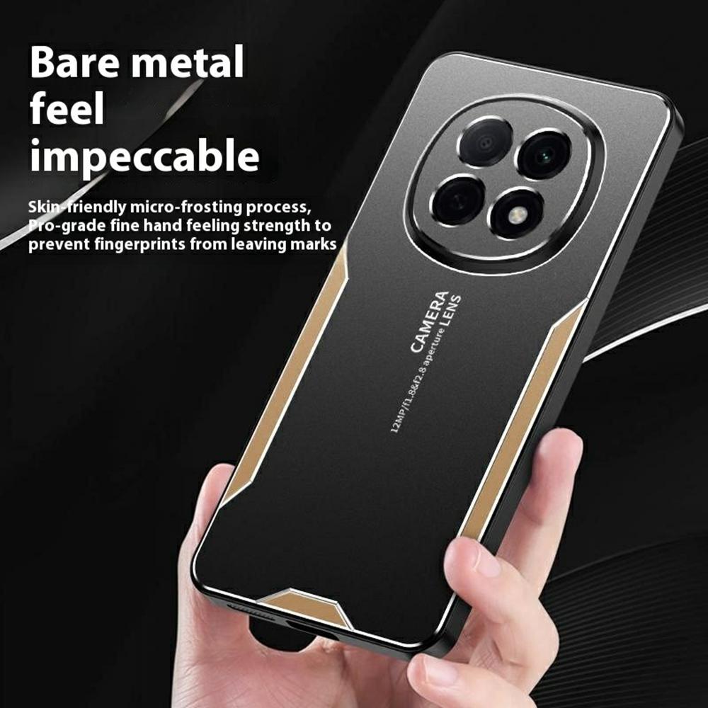 For Oppo A5 5G Phone Case Aluminium Alloy TPU PC Back Cover