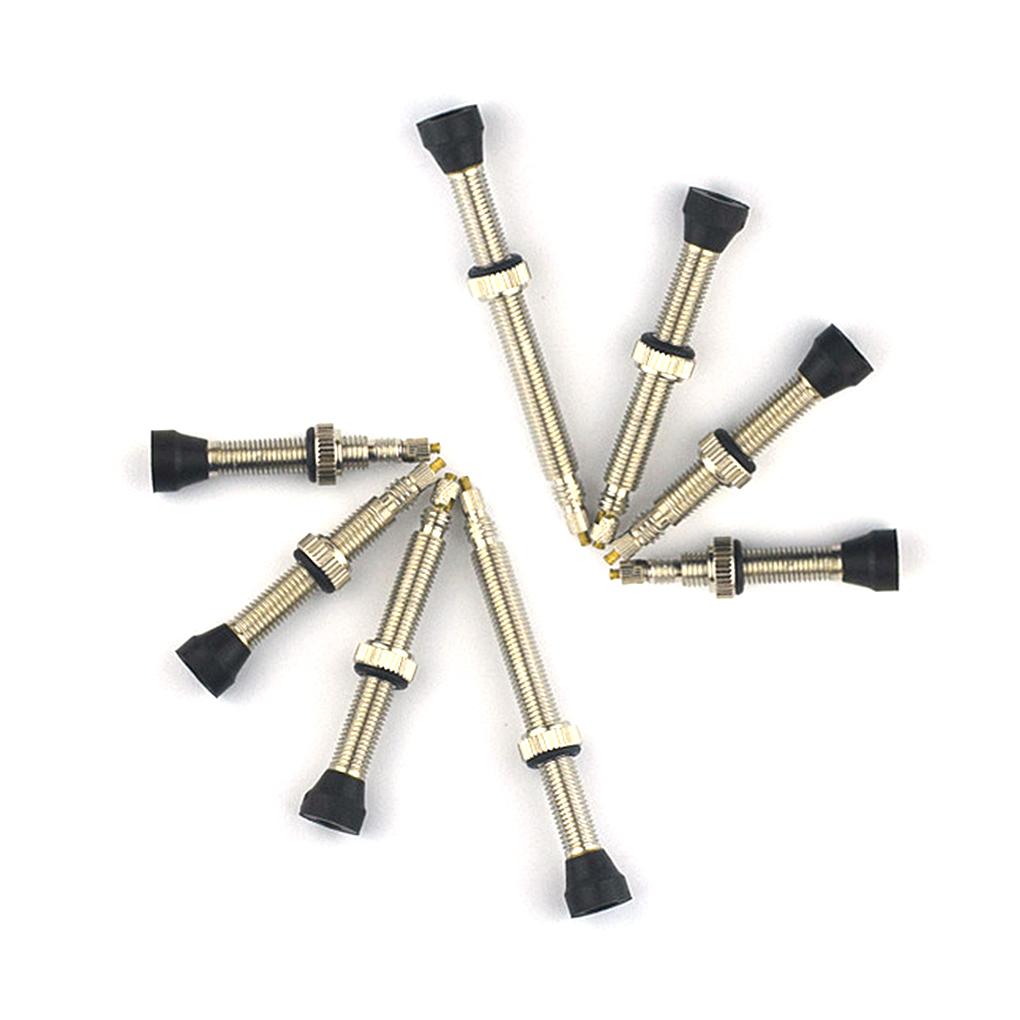 Brass Valve Stem Rustproof Waterproof Bikes Air Nozzle Wear-resistant Removable Valves Caps Cycling Accessories