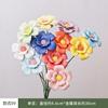 10 Pezzi Fiori Artificiali in Ceramica Fatti a Mano ad Alta Temperatura, Fiori della Vita Eterna, Decorazioni, Regali Unici e Creativi per la Casa