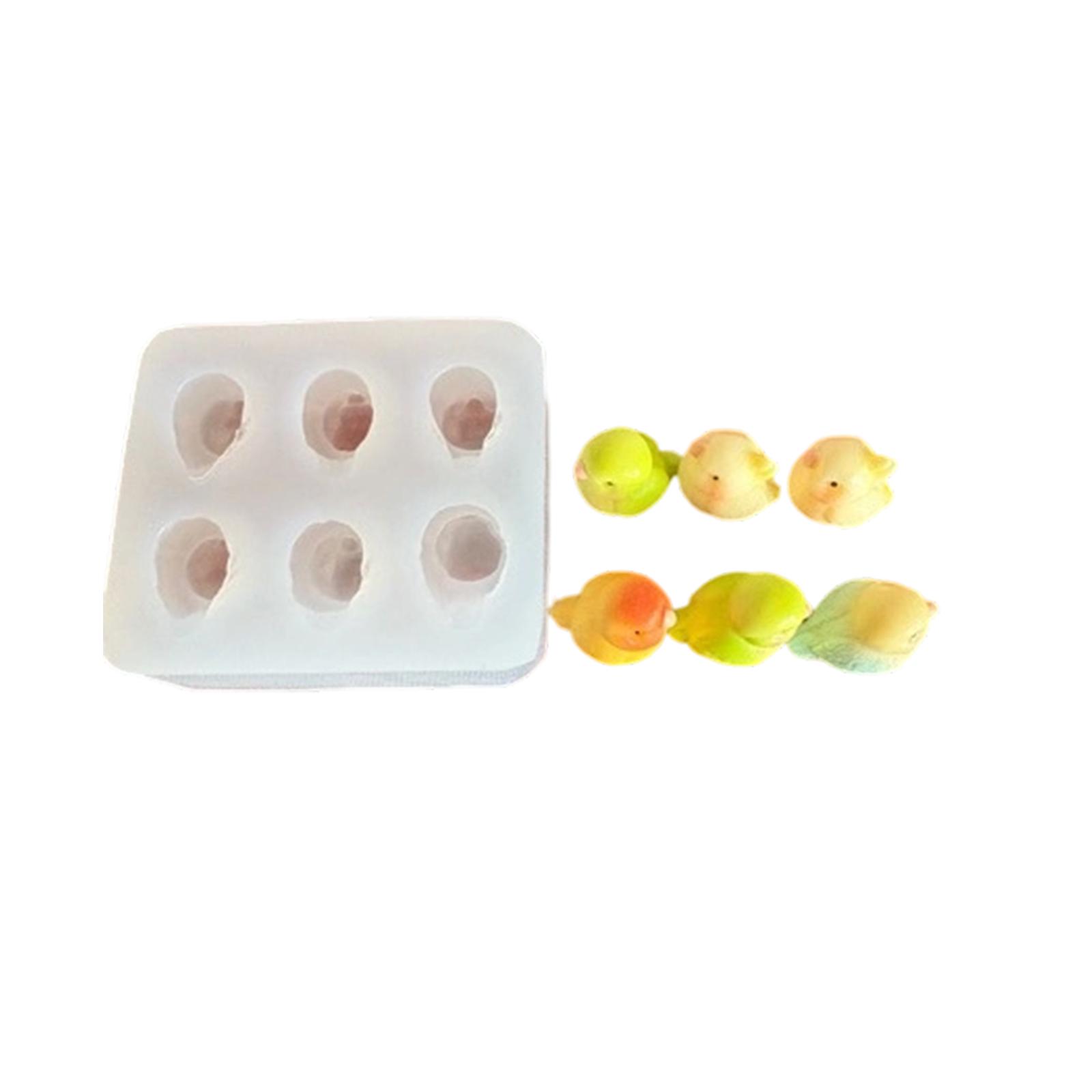 

Sturdy Silicone Parrots Shape Mould For Creative Baking Handmade Soap Easy Releases Cleaning 1