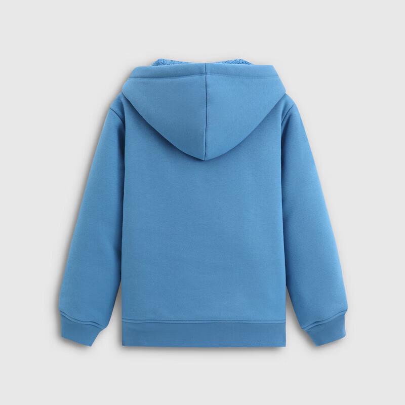 Gap Kids' 2025 Autumn Logo Appliqué Faux Shearling Hooded Sweatshirt