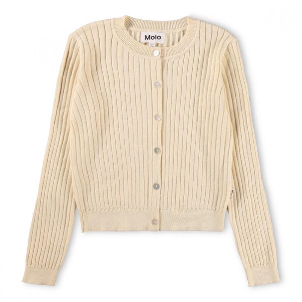 Molo [26ss] Gloria Rib Slim Fit Knit Cardigan Akis9cg009 (140/9-10 years old)