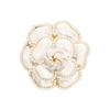 A Delicate Camellia Brooch for Women with A Delicate Fragrance Style, A Retro Suit Sweater Pin