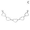 Diy Personality Butterfly Heart Star Pendant Shoulder Bag Metal Chain Straps