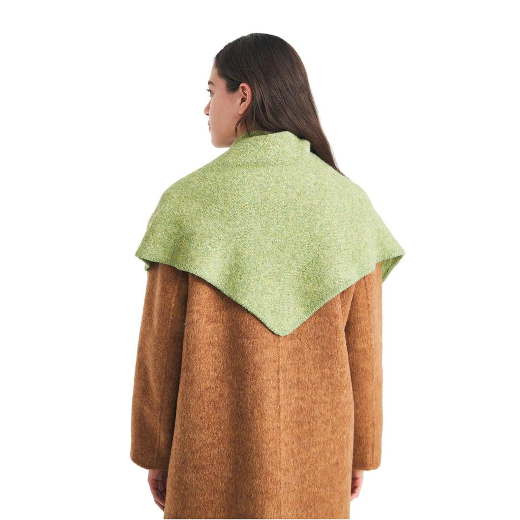 2025 New Autumn and Winter Wool Knitted Triangle Scarf Shawl Scarf