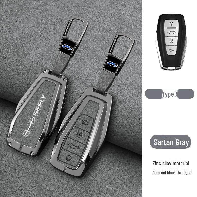 Geely Emgrand Key Cover Compatible with Xingrui, Xingyue L, Boyue L, Binyue, Binrui, Jiaji - Full Protection with Metal Buckle