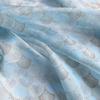 Fish Scale Pattern Printed Fabric Encrypted Silk Chiffon Ethnic for DIY Hanfu Dresses