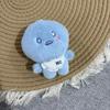 Idol K-Pop Blue Plush Toy Keychain Cute Toy Pendant Soft Fluffy Unique Expression Plush Merchandise Gifts Fan Goods