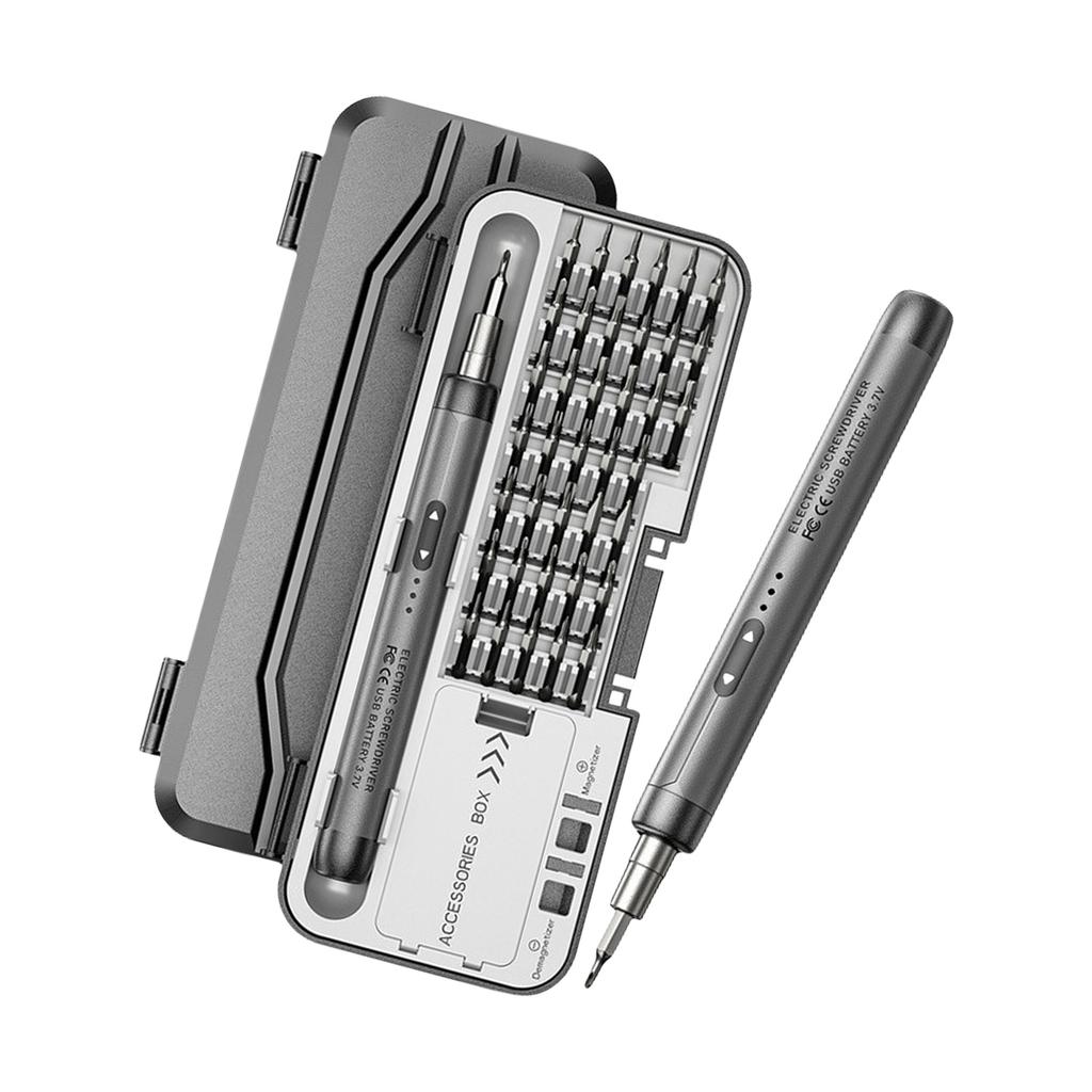 46 In 1 Rechargeable Cordless Electric Screwdriver Set Precise Power Tool Mini Drill for Mobile Phone Computer Repair