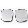 Heated Rearview Mirror Lens with Reflectors for 1998-2005 Suzuki Grand Vitara, Left and Right.