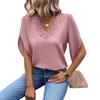 Travel New Women'S Retro Printed Shirt Casual Spring And Summer Breathable Cool Sexy Daily Date Short Sleeved T-Shirt Top