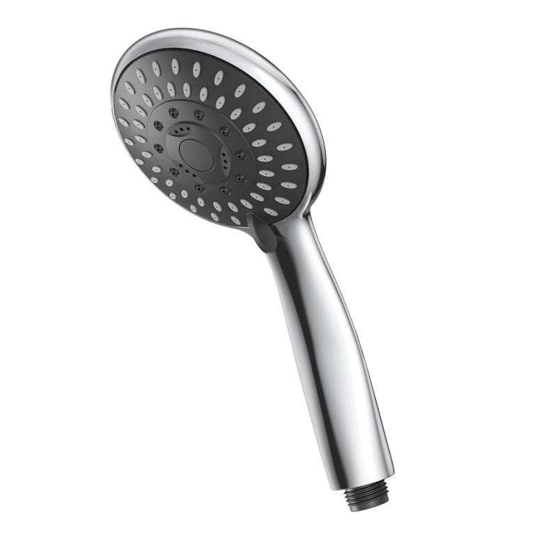 Handheld Shower Head ABS Chrome Plated Modern Minimalist Spray Massage Rainfall Bathroom Spa High Pressure Handheld Shower Head ABS Plastic