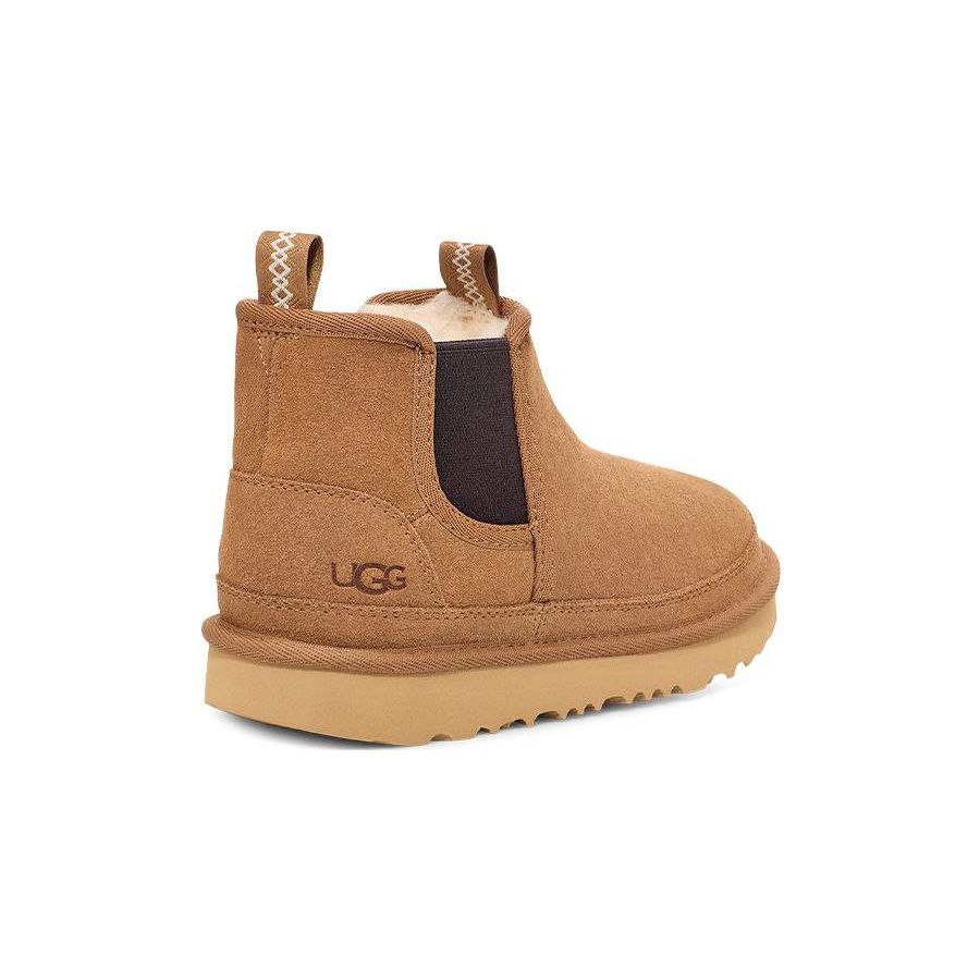 UGG Youth  Suede Comfortable Casual Versatile Durable Warm Low-Cut Boots Kids Boots Brown 1143706K-CHE