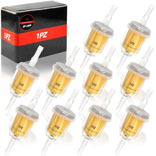 

1PZ JP1-0FF Набор из 10 топливных фильтров Бензиновые фильтры Внутренний диаметр шланга 6 мм/8 мм Топливные фильтры Топливный шланг Бензиновый шланг Топливный шланг Бензиновый шланг Для