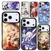 Capa Case for iPhone 17 Air 16 Pro Max 15 Plus 11 13 Mini 14 12 Back Phone Cover Qiqi Klee Genshin Impact