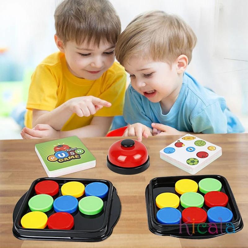 Crazy Push Music Card Pairs Game Educational Strategy Game for Kids Color Sorting Fun Chess Board Game for Family Entertainment