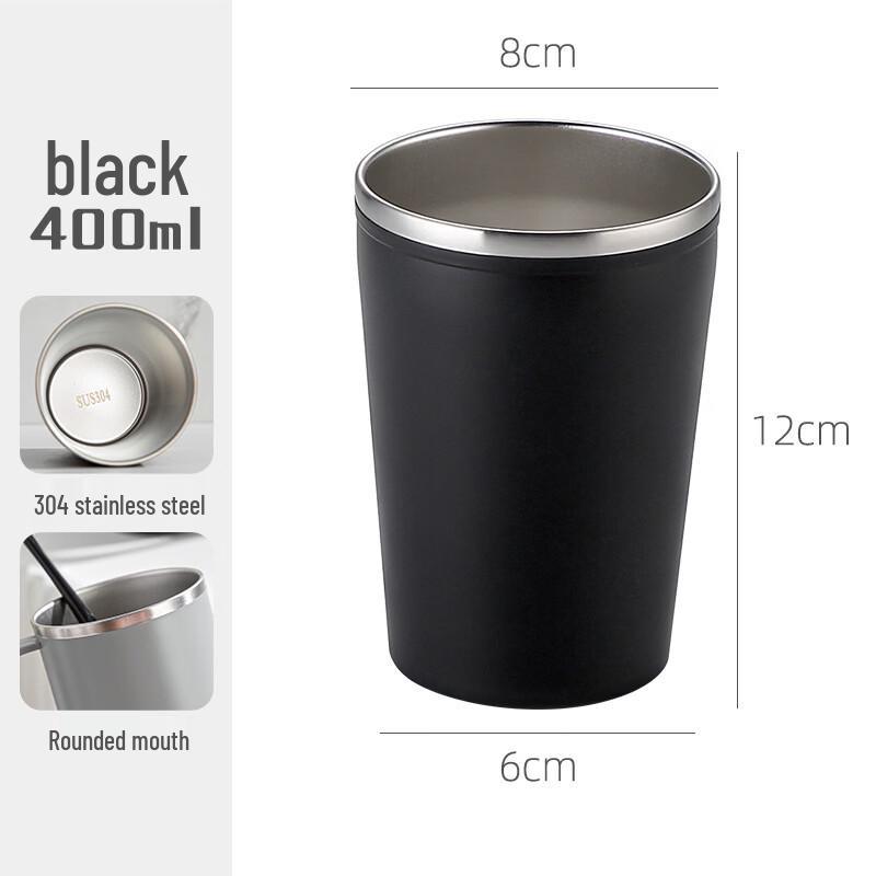 YIXI Stainless Steel Couple Mouthwash Cups