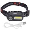 Outdoor Multi Function USB Charging Head Lamp Head Mounted Flashlight for Camping Fishing Cycling