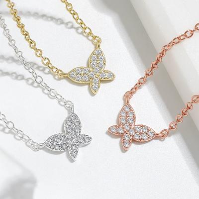 Mini Animal Necklaces Are Small, Minimalist, and Versatile. They Are Niche, High-end, and Diamond Studded Butterfly Necklaces
