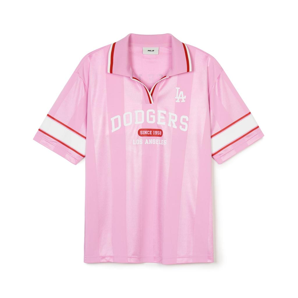 New MLB Los Angeles Dodgers Retro Soccer Jerseys Women's Pink 3FTSV1743-07PKP