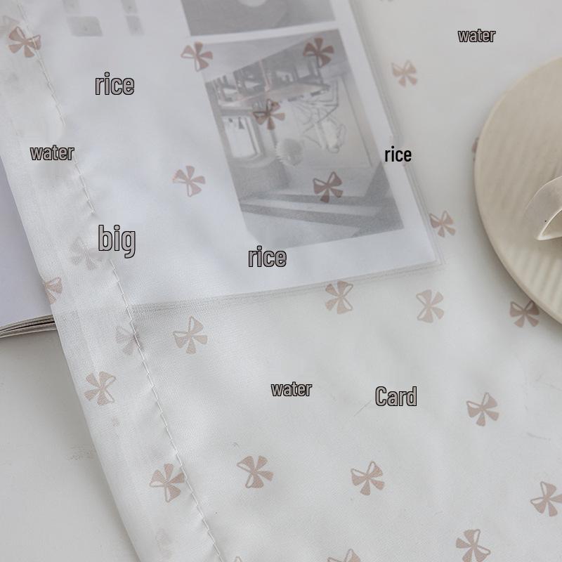 TEMU Translucent Chiffon Butterfly Floral Curtains for Bay Windows & Living Rooms