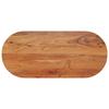 VidaXL Table Top 110x50x2.5 Cm Oval Solid Acacia Wood 370087