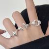 Elegant Geometric Star Ring for Women - Adjustable, Stackable, Trendy Index Finger Jewelry