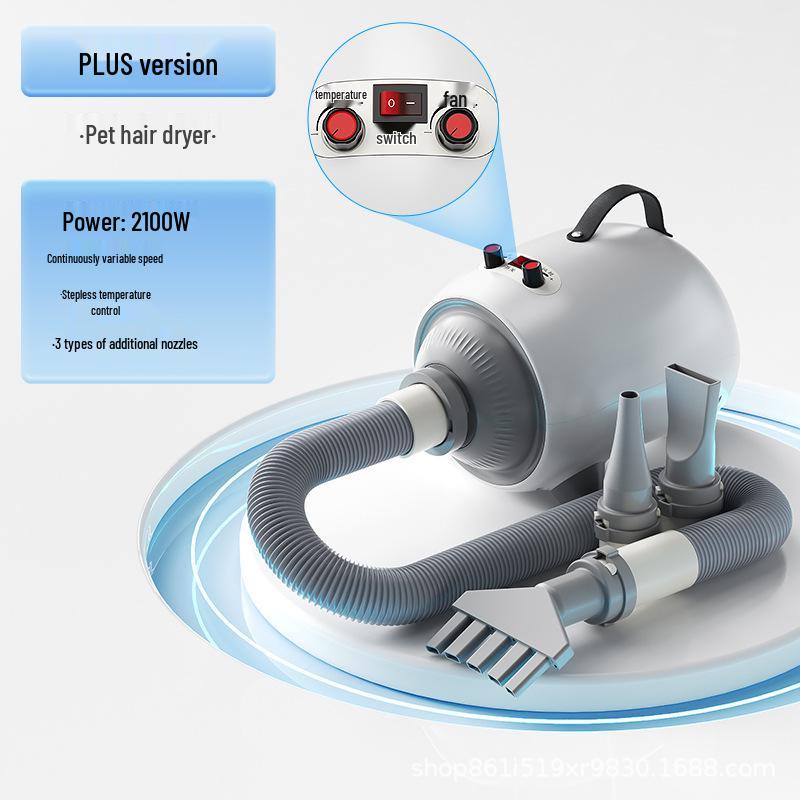 "High-Power Quick-Drying Pet Hair Dryer for Large Dogs"