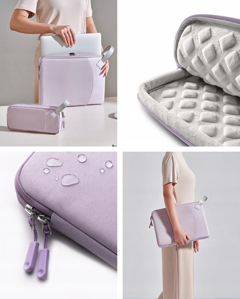 Innostyle Set Laptop Bag 16 Waterproof + Gadget Case Purple