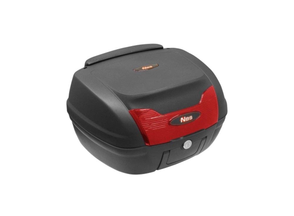 

NBS Bike Parts Center Rear Box 40L Black/Red Top Case 907916