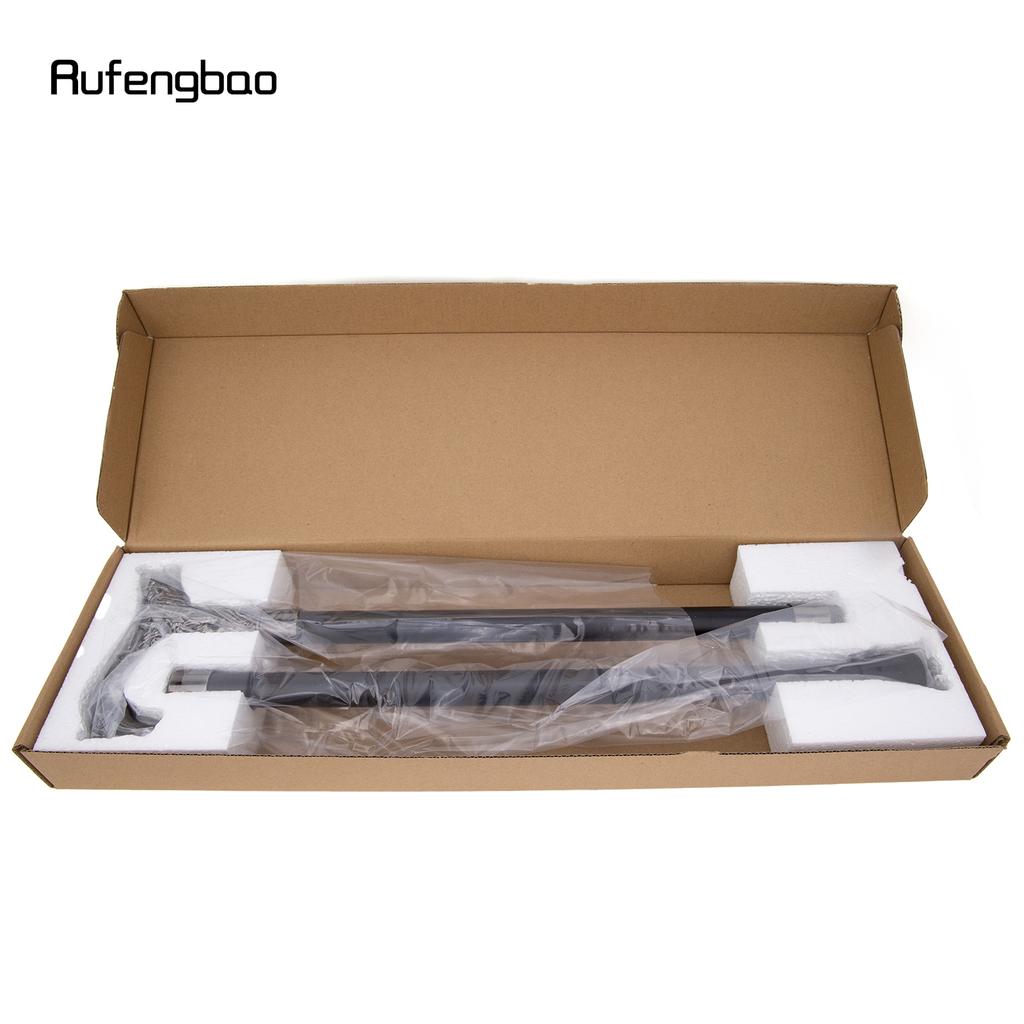 Silberner Totenkopf Blumenkopf Gehstock Mode Dekorativer Spazierstock Gentleman Elegant Cosplay Stock Knauf Krummstab 93cm