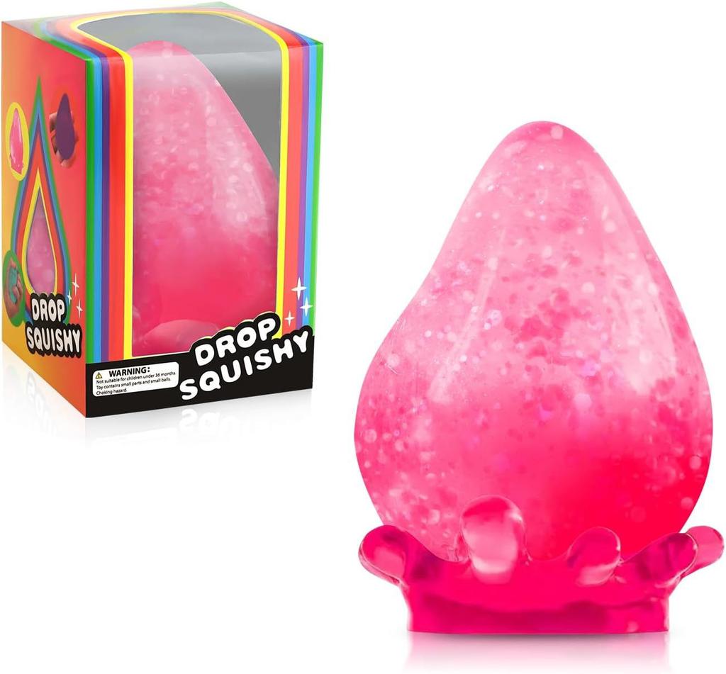Heiß verkaufendes Needoh-Stil verträumtes Wassertropfen Squishy Spielzeug, Malzzucker langsamer aufsteigender Stressball, Sensorisches Fidget-Spielzeug zur Angstlinderung