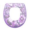 Toilet Seat Covers Flannel Winter Warm Prints Thicken Comfortable Gentle Toilets Cushion Bathroom Essential Accessories