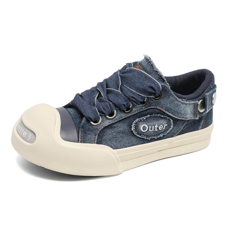 

Fashion Anti Slip Neutral Sneakers Classic Fashion Vulcanize Footwear for Men Comfortable Male Walking Shoes Thick Soled Casual Flats 44 синий