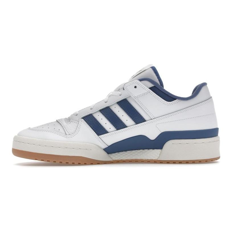 adidas Forum Low CL Weiß Crewblau Gummi Unisex Sneaker Wolkenweiß IH7821