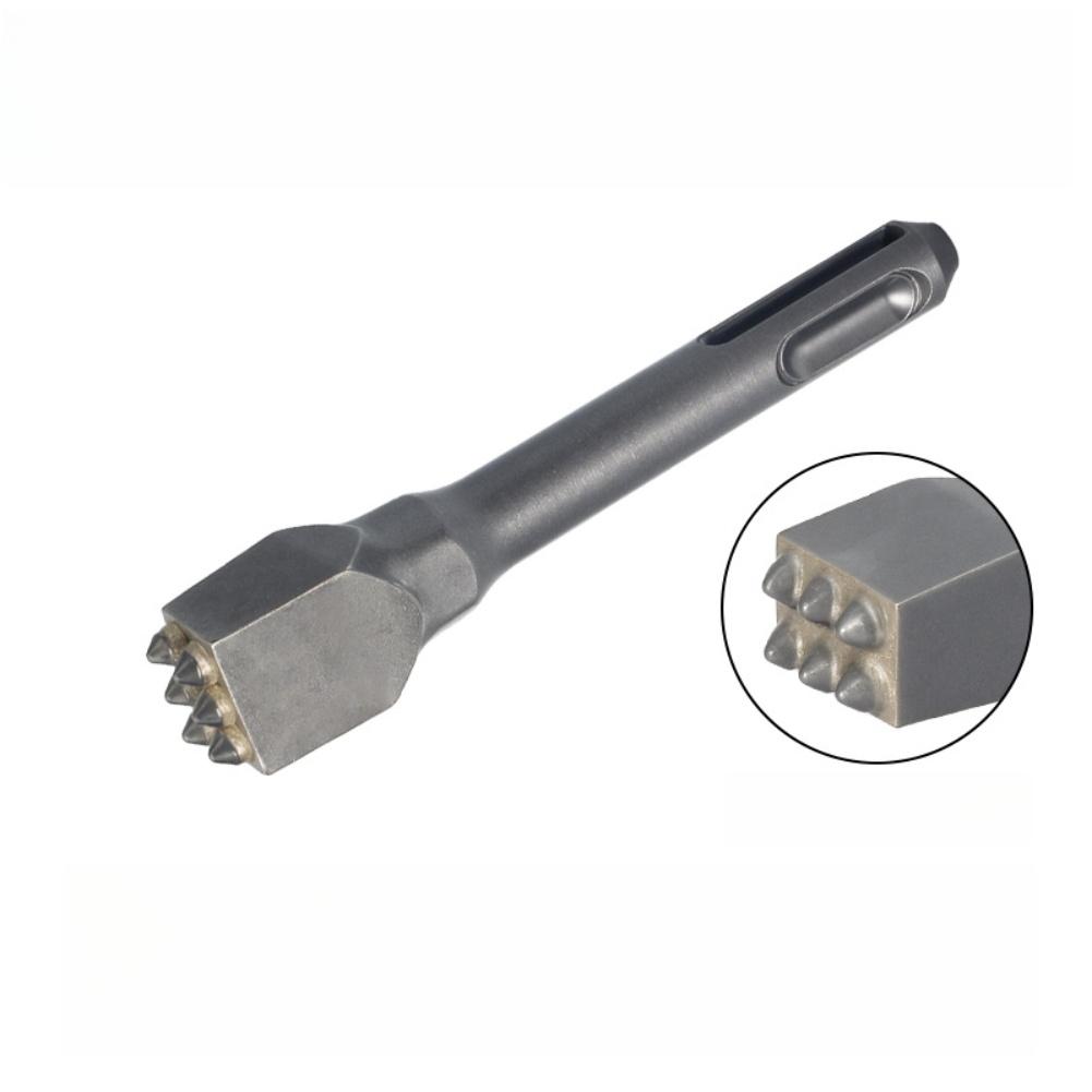 3pcs Carbide Hammer Bits For Electric Rotary Hammers Efficient Teeth Shank Electric Hammer Carbide Chisel Drill Bit