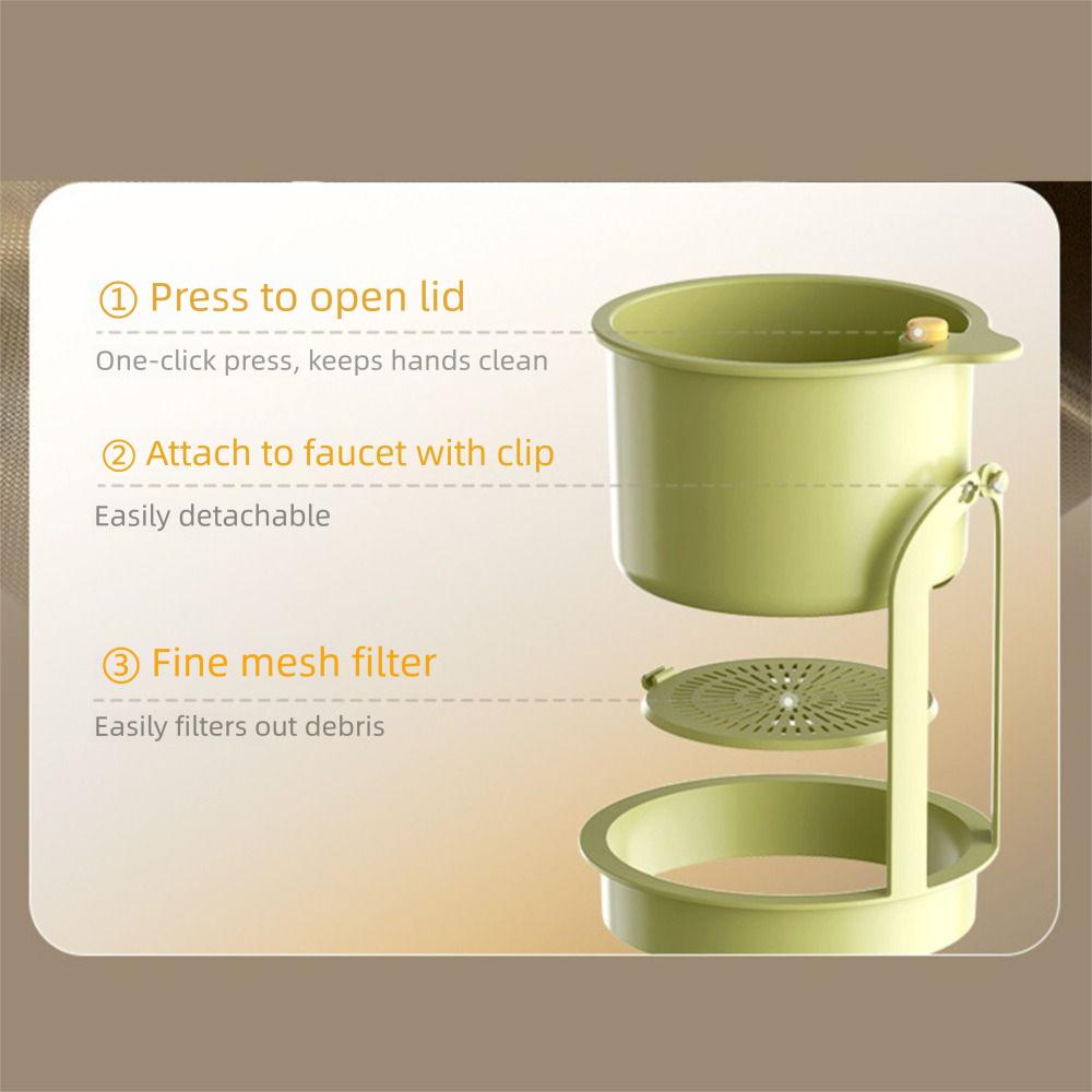 Detachable Sink Hanging Strainer Basket Fruit Clean Filter Rack  Kitchen Accessories