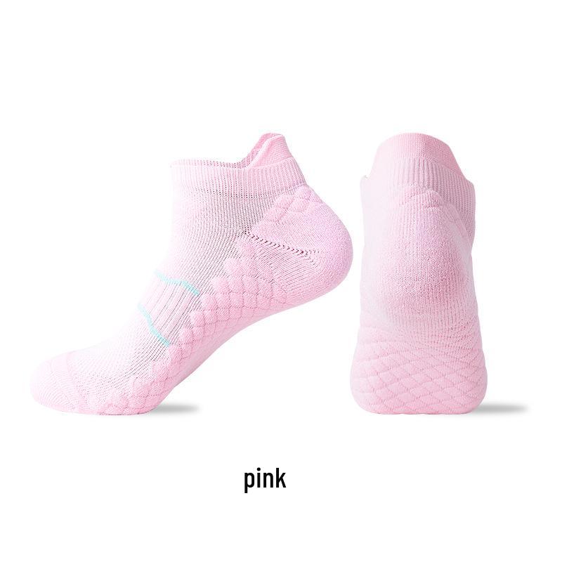 Unisex Low-Cut Sports Socks: Non-Slip, Sweat-Absorbent, Massage Sole, Perfect for Professional Marathon Running